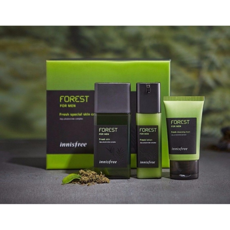 Buy Innisfree forest for men fresh special skin care set - 3 items - intl Singapore