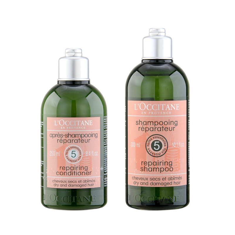Buy LOccitane LOccitane Repairing Shampoo 300ml + Conditioner 250ml (1 set, 2 pcs) Singapore