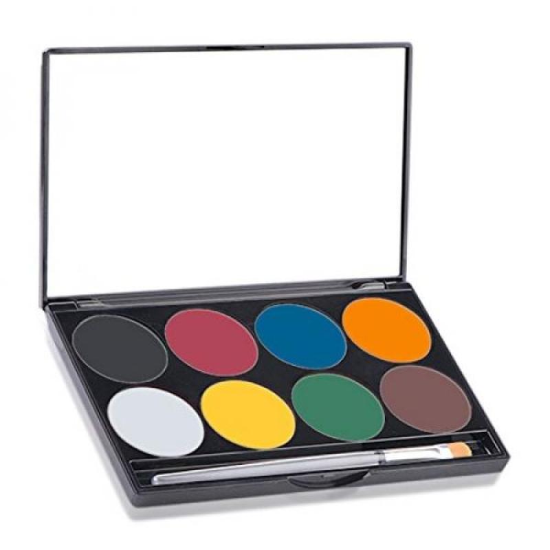 Buy Mehron Makeup Paradise AQ Face & Body Paint 8 Color Palette- BASIC Singapore