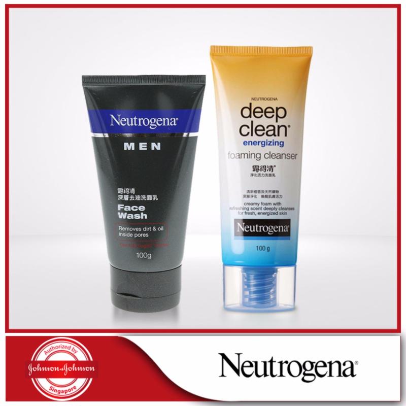Buy Neutrogena Men Face Wash + Deep Clean Energizing Foam Cleanser Singapore