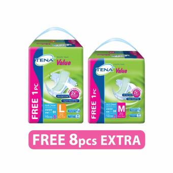 New Tena Value M (Ctn) + ***FREE Tena Wet Wipes 1 Bag*** + ***FREE EXTRA 8pcs*** (Limit 1Ctn Per 1 Order) April 2018 - 3 New Tena Value M (Ctn) + ***FREE Tena Wet Wipes 1 Bag*** + ***FREE EXTRA 8pcs*** (Limit 1Ctn per 1 Order) - 3