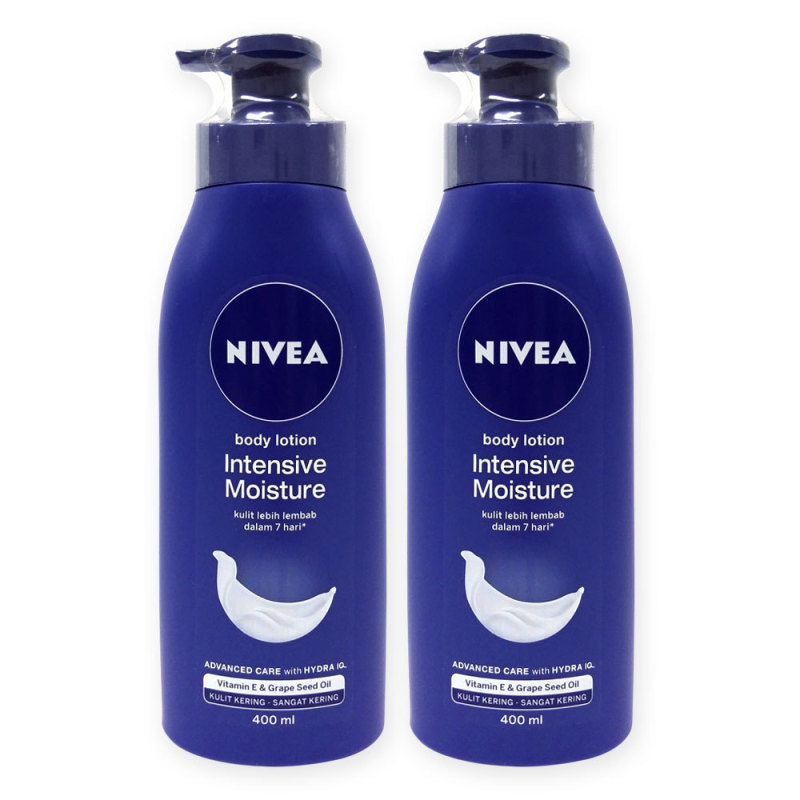Buy Nivea Intensive Moisture Body Lotion 400ml x 2 Bottles - 2512 Singapore