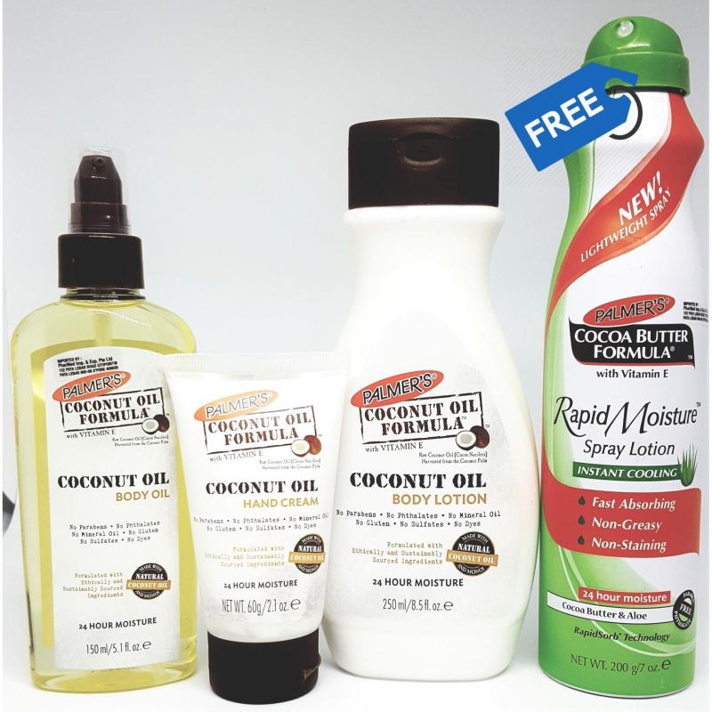 Buy Palmer’s Coconut Body Indulgence Bundle Pack (FREE Cocoa Butter Aloe Spray) Singapore