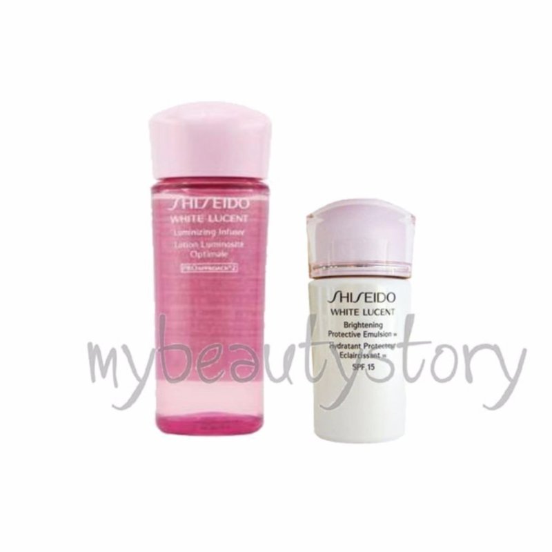 Buy Shiseido White Lucent Luminizing Infuser (toner) 25ml + Protective Emulsion 15ml SPF 15 Singapore