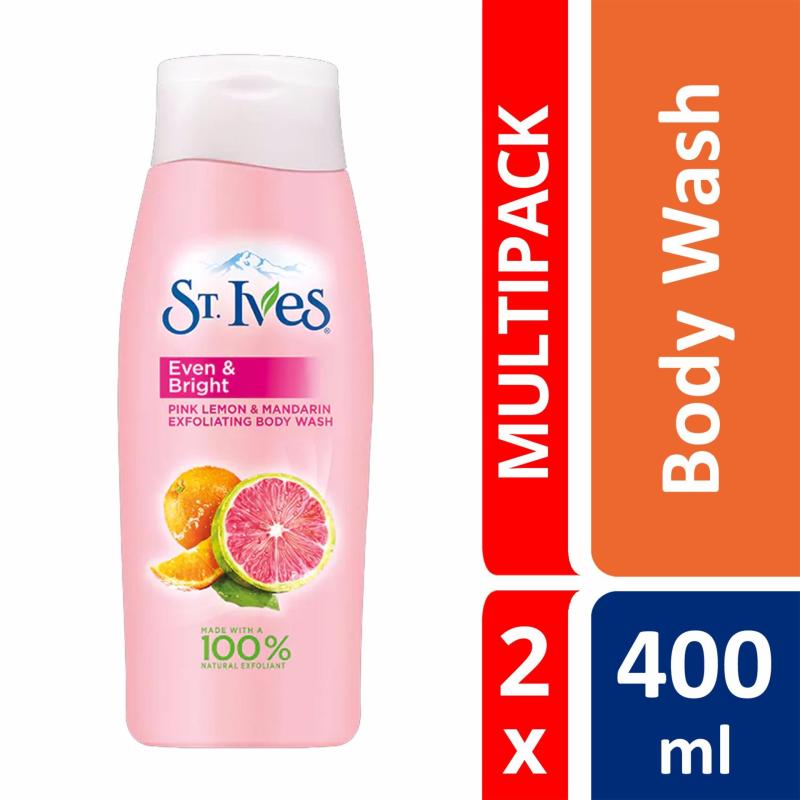 Buy St Ives Pink Lemon & Mandarin Orange Body Wash 13.5OZ X 2 Singapore
