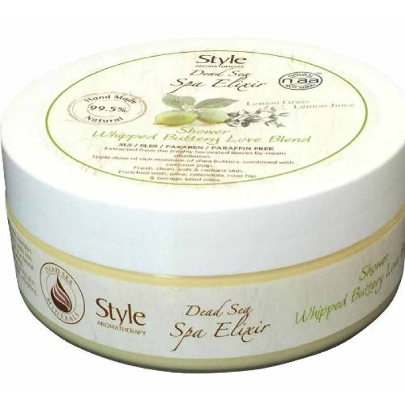 Buy Style Aromatherapy Dead Sea Natural Spa - Shower Whipped Buttery Love Blend Lemon Grass & Jojoba Natural Spa 200ml Singapore