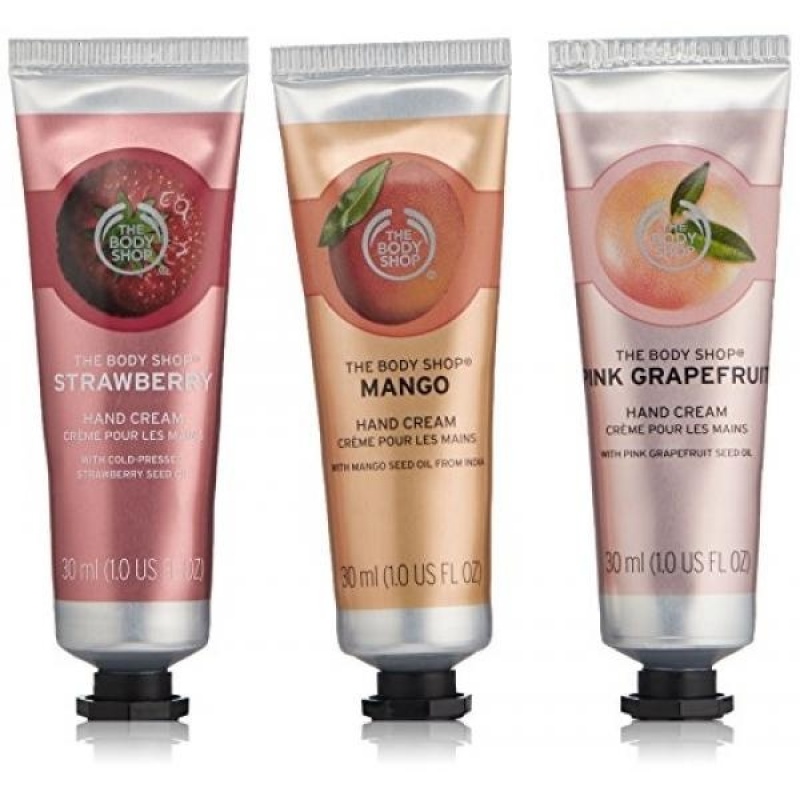 Buy The Body Shop Handfuls of Fruity Happiness Trio Hand Cream Gift Set - intl Singapore