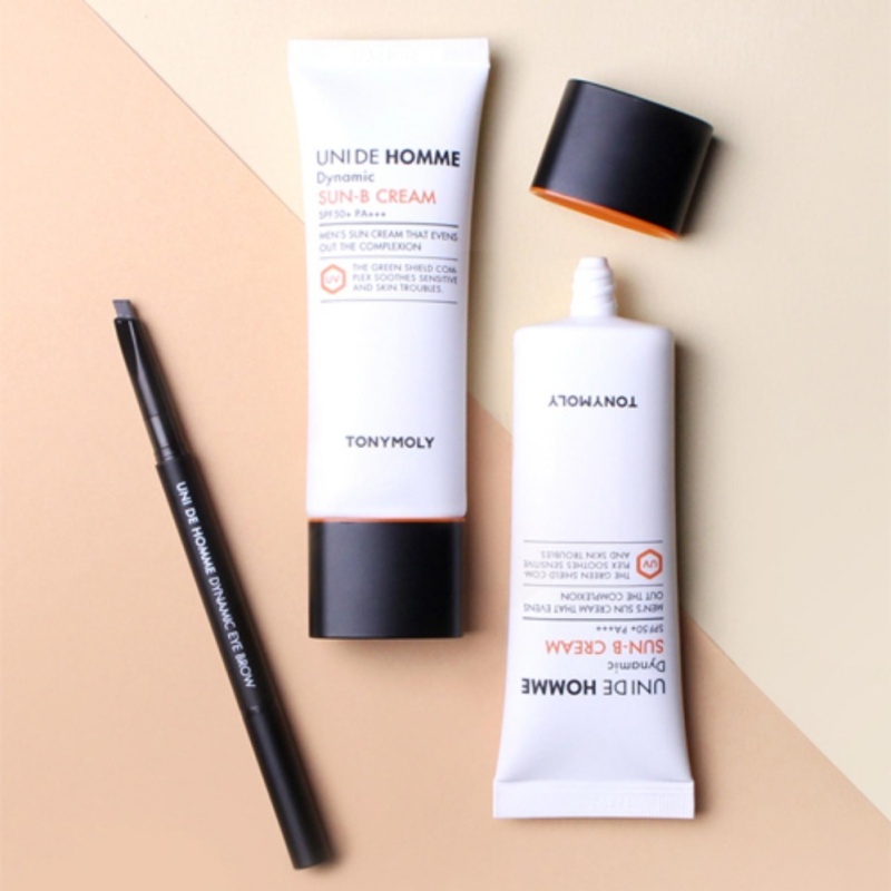 Buy Tonymoly Uni De Homme Dynamic Sun-B Cream Set 50ml+0.2g - intl Singapore