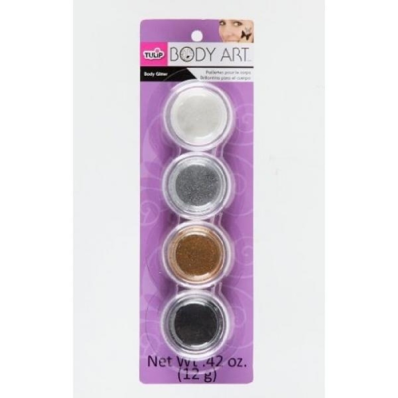 Buy Tulip Body Art Iridescent Body Glitter 4-Pack - intl Singapore