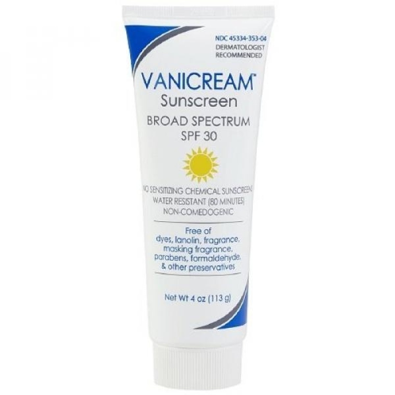 Buy Vanicream Sunscreen, Sensitive Skin, SPF 30, 4-Ounce, - intl Singapore