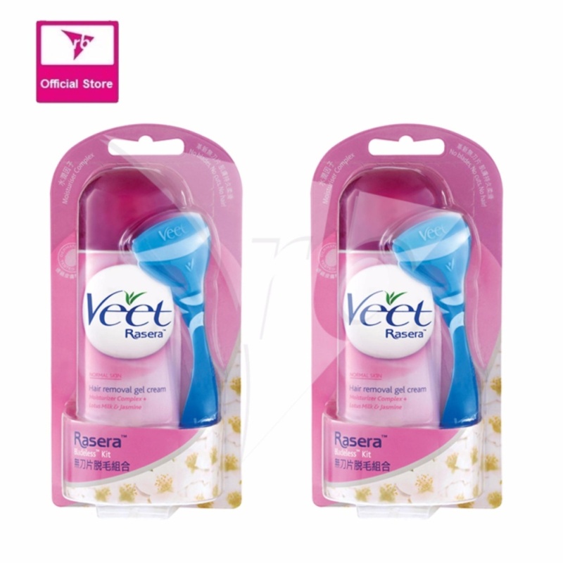 Buy Veet Rasera Hair Removal Gel Cream Normal Skin 150G (Bundle of 2) Singapore