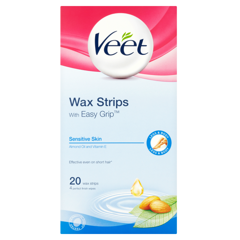 Buy Veet Wax Strip Sensitive 20's Singapore