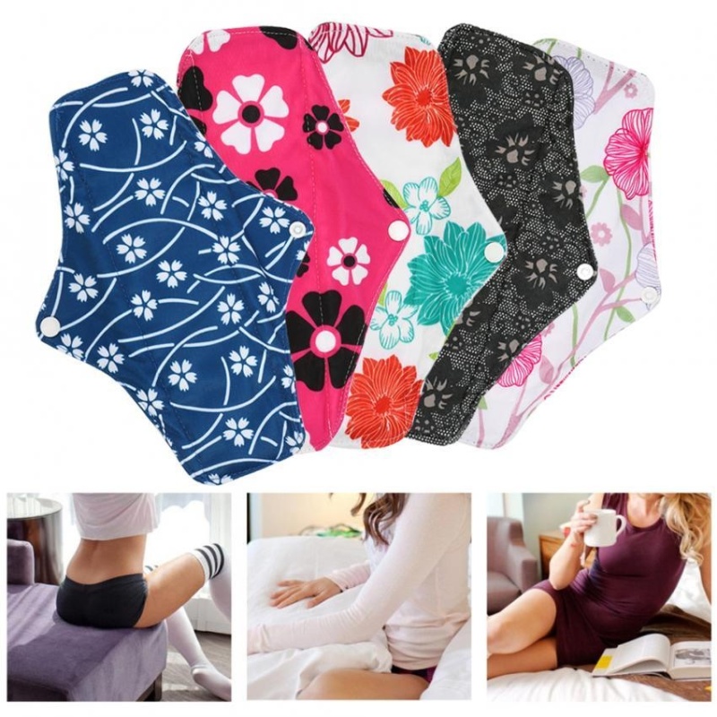 Buy Women Reusable Bamboo Charcoal Menstrual Pad Sanitary Napkins WSD19 - intl Singapore
