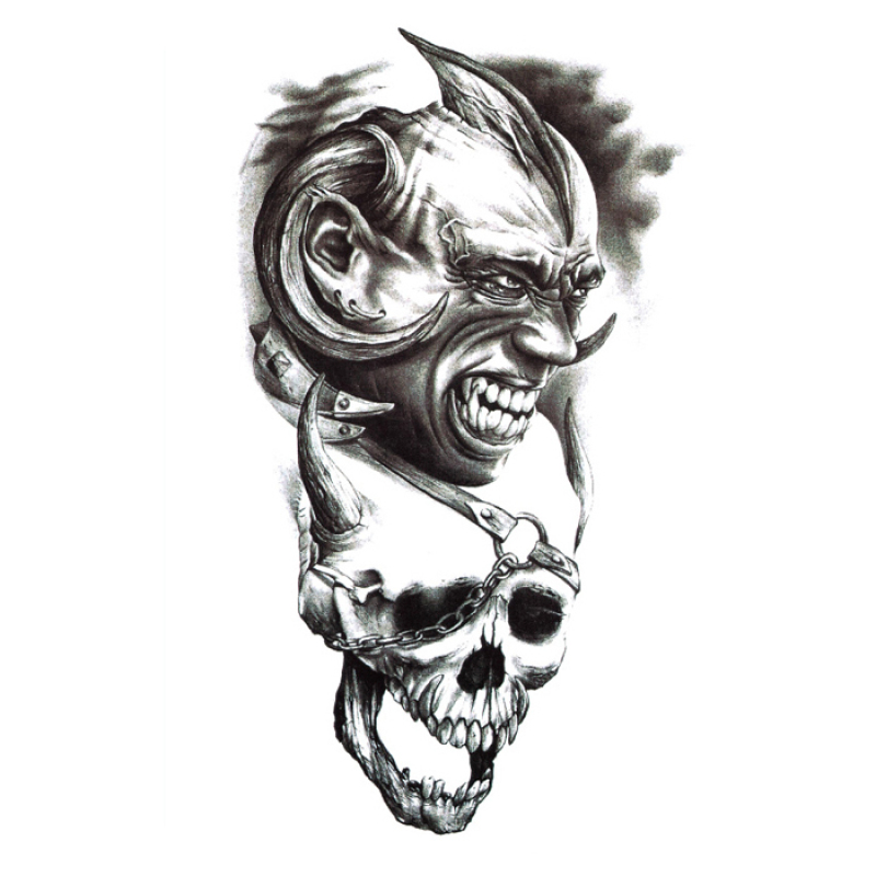 Buy Yika Removable Waterproof Skull Temporary Body Arm Tattoo Stickers
(A071) Singapore
