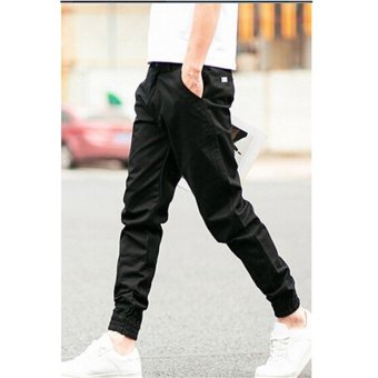 Hanyu Cotton Solid Causal Trouser Pants For Men Navy Black May 2018 - 2 Hanyu Cotton Solid Causal Trouser Pants for Men Navy Black - 2