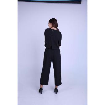 Suzanne Betro Woven Jumpsuit (Black) June 2018 - 3 Suzanne Betro Woven Jumpsuit (Black) - 3