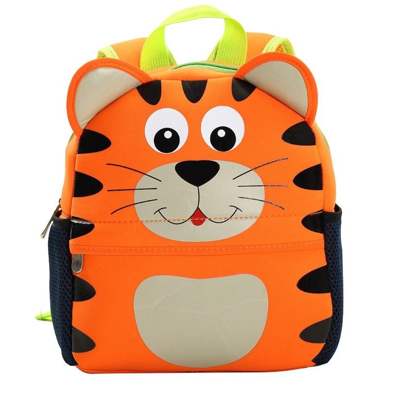 3D Cute Animal Backpack Kids School Bags - Tiger - intl