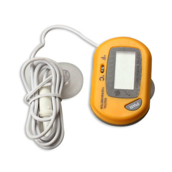 Aquarium LCD Digital Thermometer With Probe Suction Cup (Yellow) - Intl July 2018 - 2 Aquarium LCD Digital Thermometer with Probe Suction Cup (Yellow) - intl - 2
