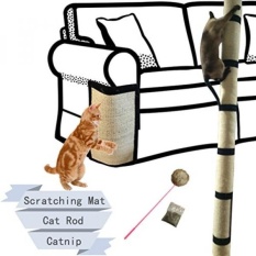 Cat Scratch Mat Cat Playing Flexible Scratching Pad Catnip