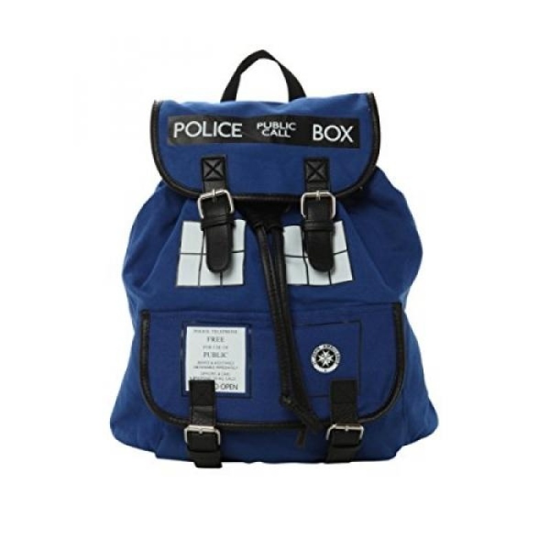 Doctor Who TARDIS Medium Slouch Backpack - intl