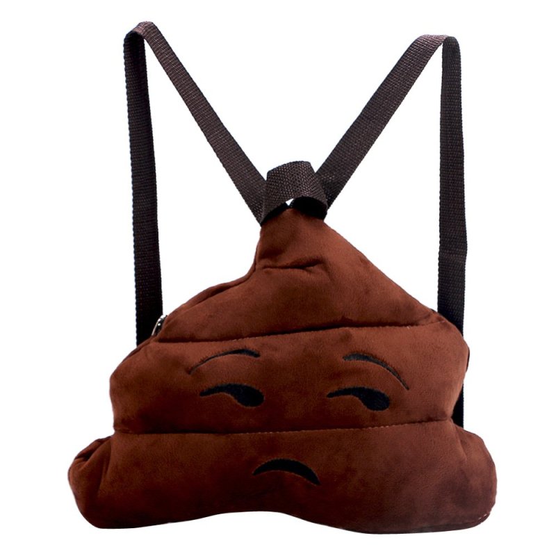 Fashion Face Emoji School Bag Kids Backpack (Sad)
