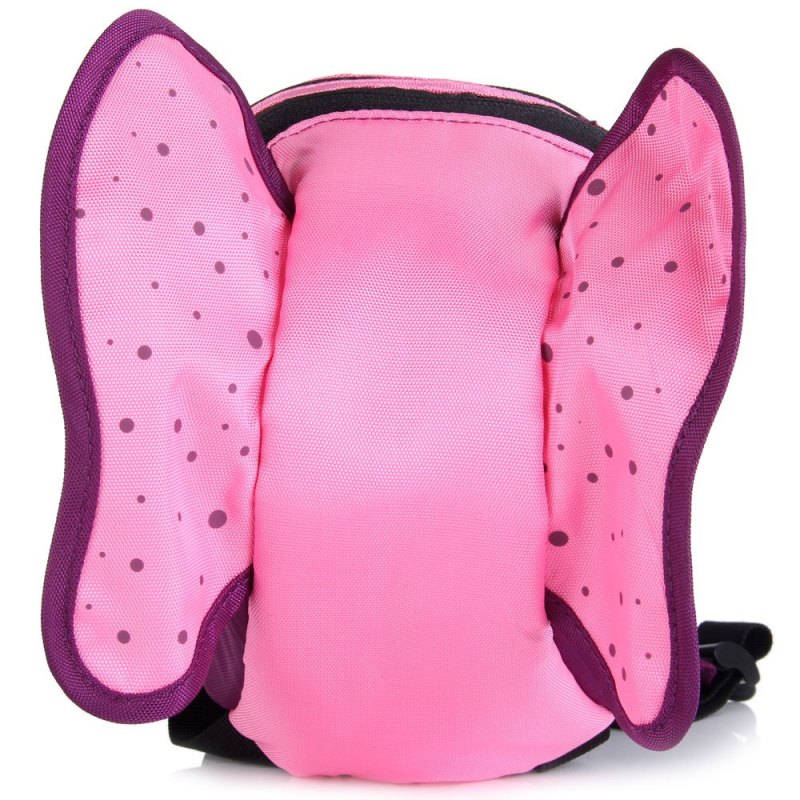 Fashionable Butterfly Pattern Backpack Shoulders Bag Schoolbag with Safety Harnesses for Children - intl
