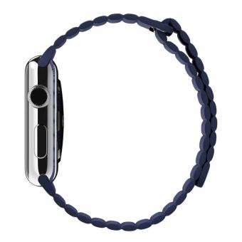 Genuine Leather Loop Watch Band Strap Magnetic Buckle For AppleWatch 42mm Bl April 2018 - 2 Genuine Leather Loop Watch Band Strap Magnetic Buckle For AppleWatch 42mm Bl - 2
