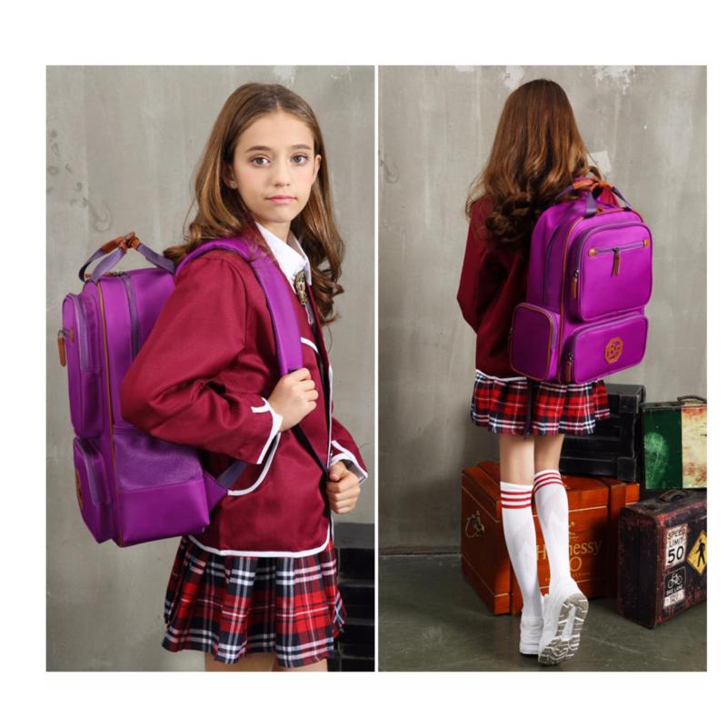 Light Ergonomic Quality Bags / Ergonomic Bag for Primary School - New Version Xltra Large Purple