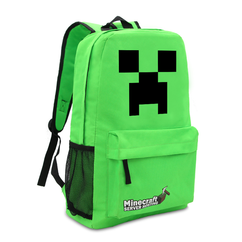 Minecraft backpack Zipper Travel Bags Book Bag School Students Pack
Bag(Green) - Intl