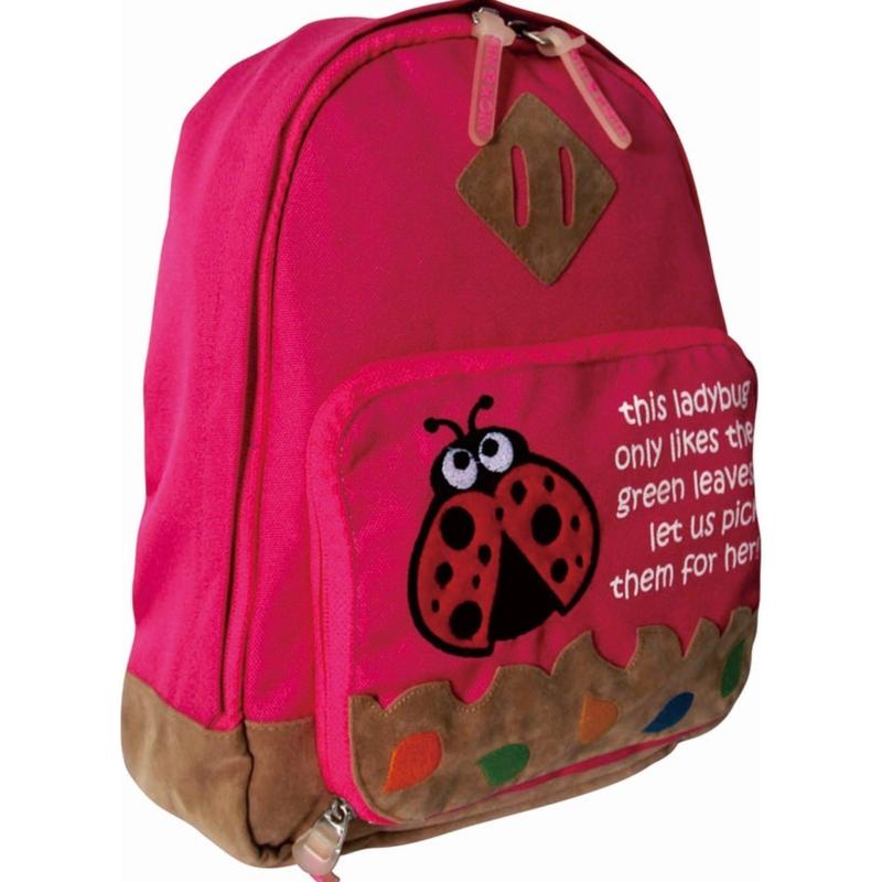 Nick & Nic Foldable Backpack Lady Bug (Pink)