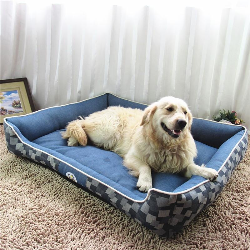 Removable Pet Dog Beds All Seasons Warming Bed House Pets Sofa Mat Kennel Nest For Puppy Cat Blue Xl 110 90 27cm Intl Singapore Removable Pet Dog Beds All Seasons