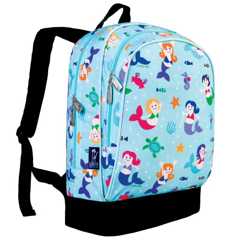Wildkin Olive Kids Mermaids Sidekick Backpack School Bag